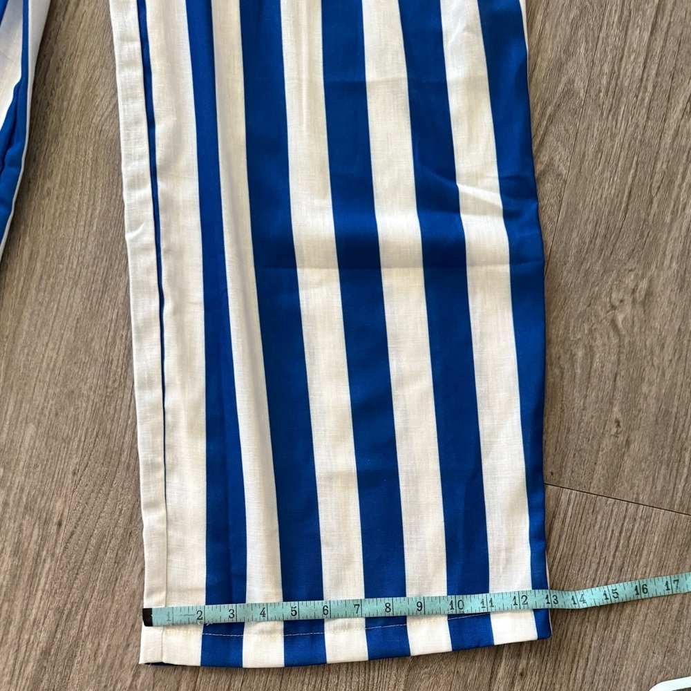 Urban Daizy Blue and White Striped Pants NWT - Picture 11 of 13
